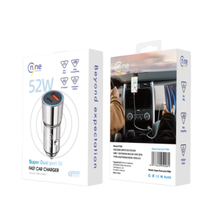 Nine Tec 52W Super Dual port 56 Fast Car Charger