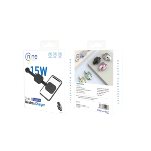 Nine Tec 15W 3-in-1 Fordable Wireless Charger